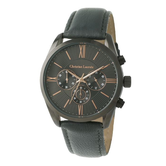 Ръчен часовник Chronograph Textus Leather Grey LMK770J